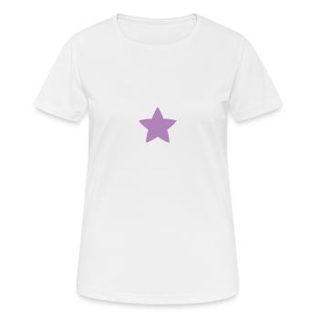 Stern - Frauen T-Shirt atmungsaktiv - Weiß - Vorne - AI Model Female 172 dark (172cm)
