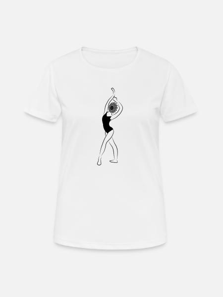 Danseuse - T-shirt respirant Femme - blanc