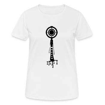 Unknown antenna - Women's Breathable T-Shirt - white - Front - AI Model Female 172 dark (172cm)