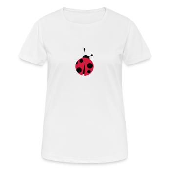 ladybird - Frauen T-Shirt atmungsaktiv - Weiß - Vorne - AI Model Female 172 dark (172cm)