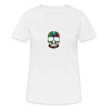 Skill Mexiko - Frauen T-Shirt atmungsaktiv - Weiß - Vorne - AI Model Female 172 dark (172cm)