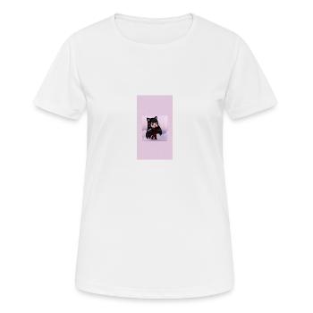 cloudy gacha - Women's Breathable T-Shirt - white - Front - AI Model Female 172 dark (172cm)