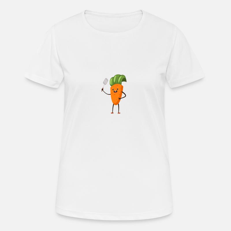 carrot - Women's Breathable T-Shirt - white