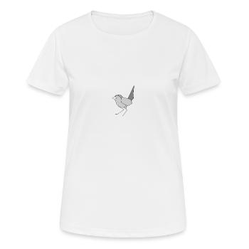 bird - Women's Breathable T-Shirt - white - Front - AI Model Female 172 dark (172cm)
