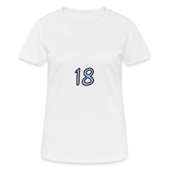 ANNIVERSARY. HAPPY BIRTHDAY. HAPPY BIRTHDAY. - Women's Breathable T-Shirt - white - Front - AI Model Female 172 dark (172cm)