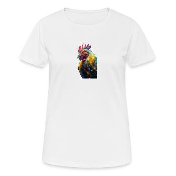 Digital Coc - Women's Breathable T-Shirt - white - Front - AI Model Female 172 dark (172cm)