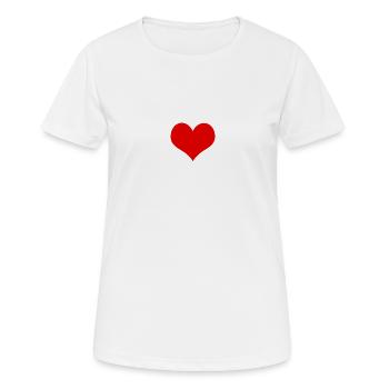 i love all of you - T-shirt respirant Femme - blanc - Devant - AI Model Female 172 dark (172cm)