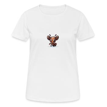 Insecte fourmis - T-shirt respirant Femme - blanc - Devant - AI Model Female 172 dark (172cm)