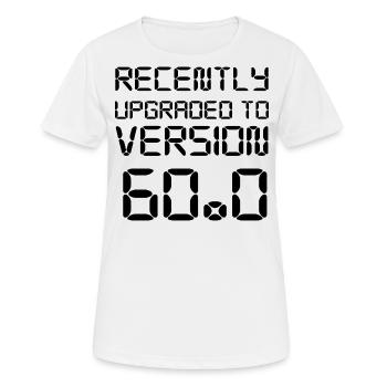 60th birthday - Women's Breathable T-Shirt - white - Front - AI Model Female 172 dark (172cm)
