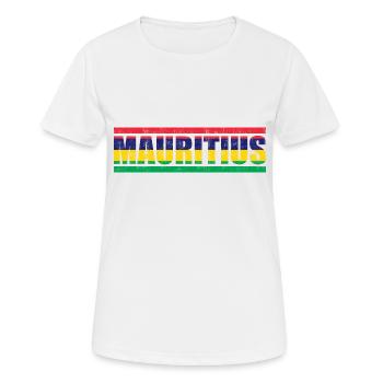 Maurice - T-shirt respirant Femme - blanc - Devant - AI Model Female 172 dark (172cm)