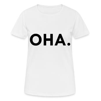 L' - T-shirt respirant Femme - blanc - Devant - AI Model Female 172 dark (172cm)