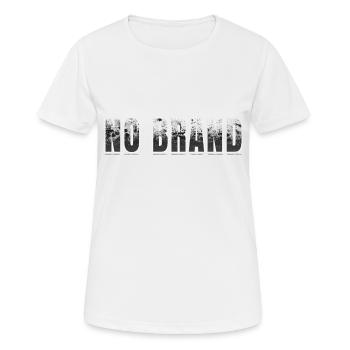 NO BRAND - URBAN STYLE - Women's Breathable T-Shirt - white - Front - AI Model Female 172 dark (172cm)