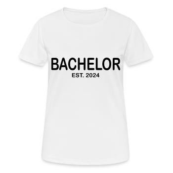 Bachelor 2024 Graduation Studies - Women's Breathable T-Shirt - white - Front - AI Model Female 172 dark (172cm)