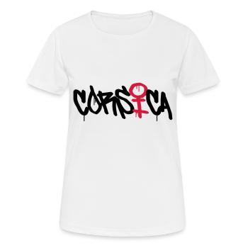 Korsika - Korsika - Frauen T-Shirt atmungsaktiv - Weiß - Vorne - AI Model Female 172 dark (172cm)