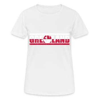 Groenland - T-shirt respirant Femme - blanc - Devant - AI Model Female 172 dark (172cm)