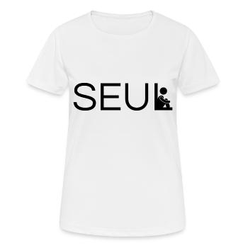 seul original cadeau - T-shirt respirant Femme - blanc - Devant - AI Model Female 172 dark (172cm)