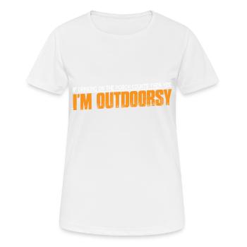 If Drinking On The Porch Counts Then Yes 4 - Women's Breathable T-Shirt - white - Front - AI Model Female 172 dark (172cm)