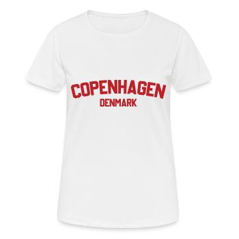 Kopenhagen Dänemark - Frauen T-Shirt atmungsaktiv - Weiß - Vorne - AI Model Female 172 dark (172cm)