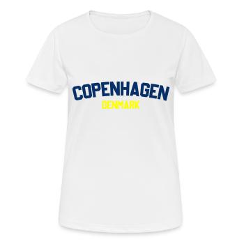 Kopenhagen Dänemark - Frauen T-Shirt atmungsaktiv - Weiß - Vorne - AI Model Female 172 dark (172cm)