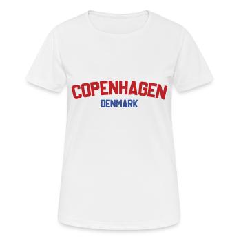 Kopenhagen Dänemark - Frauen T-Shirt atmungsaktiv - Weiß - Vorne - AI Model Female 172 dark (172cm)