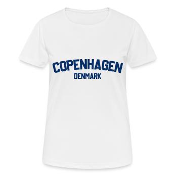 Kopenhagen Dänemark - Frauen T-Shirt atmungsaktiv - Weiß - Vorne - AI Model Female 172 dark (172cm)