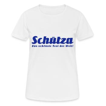 Schütza das schönste Fest der Welt! - Frauen T-Shirt atmungsaktiv - Weiß - Vorne - AI Model Female 172 dark (172cm)