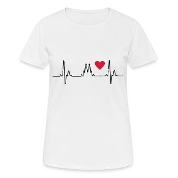 2541614 10819770 Koeln - Frauen T-Shirt atmungsaktiv - Weiß - Vorne - AI Model Female 172 dark (172cm)