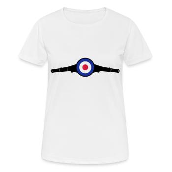 Lenkkopf Target - Frauen T-Shirt atmungsaktiv - Weiß - Vorne - AI Model Female 172 dark (172cm)