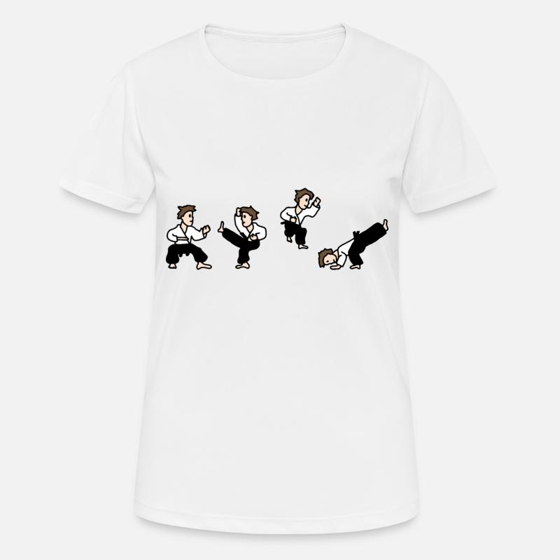 karate - Women's Breathable T-Shirt - white
