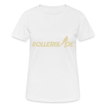 Rollerblade police silhouette light - T-shirt respirant Femme - blanc - Devant - AI Model Female 172 dark (172cm)