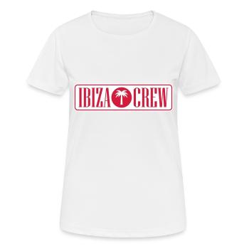 Ibiza Équipage - T-shirt respirant Femme - blanc - Devant - AI Model Female 172 dark (172cm)
