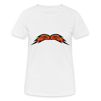 papi Schnurrbart kühler Vater im Jahr 1610 - Frauen T-Shirt atmungsaktiv - Weiß - Vorne - AI Model Female 172 dark (172cm)