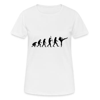 Arts martiaux Arts martiaux Arts martiaux Combattants Sport Arts martiaux Arts martiaux - T-shirt respirant Femme - blanc - Devant - AI Model Female 172 dark (172cm)