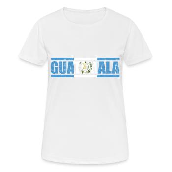 Guatemala - Frauen T-Shirt atmungsaktiv - Weiß - Vorne - AI Model Female 172 dark (172cm)