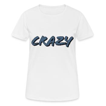 Fou - T-shirt respirant Femme - blanc - Devant - AI Model Female 172 dark (172cm)