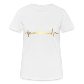 Heartbeat Amman Jordan - Women's Breathable T-Shirt - white - Front - AI Model Female 172 dark (172cm)