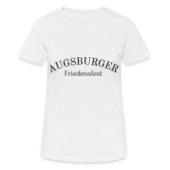 Augsburg - Augsburger Friedensfest - Bayern - Frauen T-Shirt atmungsaktiv - Weiß - Vorne - AI Model Female 172 dark (172cm)