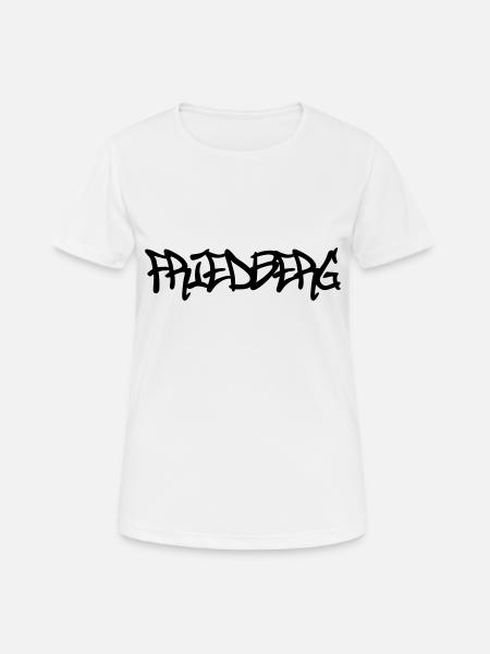 Friedberg Graffiti - T-shirt respirant Femme - blanc