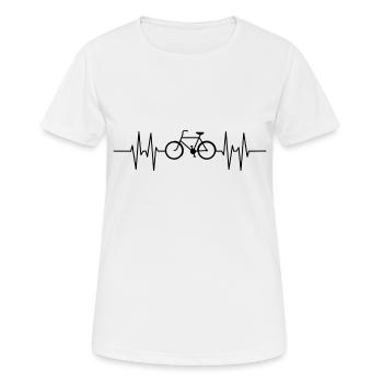 Bicycle - Women's Breathable T-Shirt - white - Front - AI Model Female 172 dark (172cm)