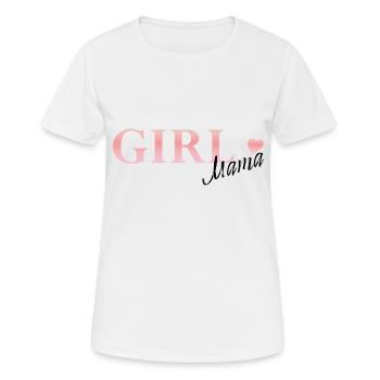 Maman fille maman maman maman - T-shirt respirant Femme - blanc - Devant - AI Model Female 172 dark (172cm)