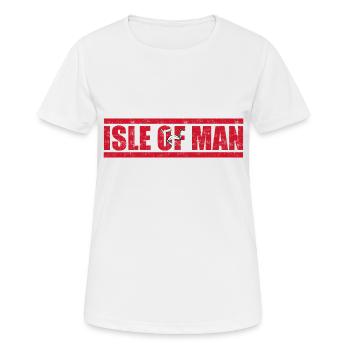Isle Of Man - Women's Breathable T-Shirt - white - Front - AI Model Female 172 dark (172cm)