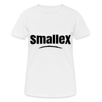 smallex - T-shirt respirant Femme - blanc - Devant - AI Model Female 172 dark (172cm)