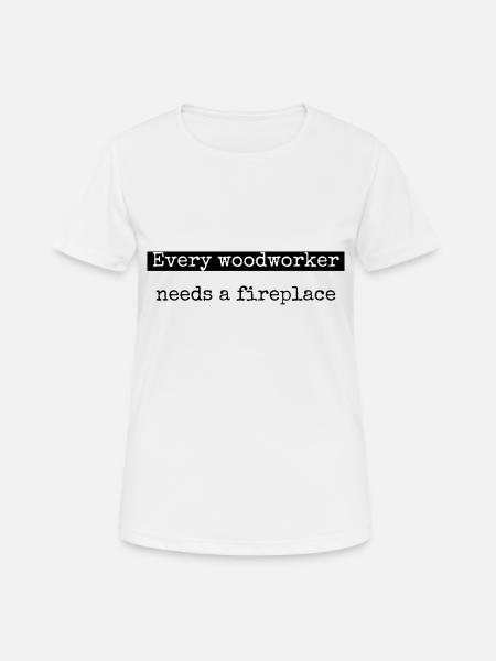 birthday present birthday gift plumber - Dame T-shirt svedtransporterende - hvid