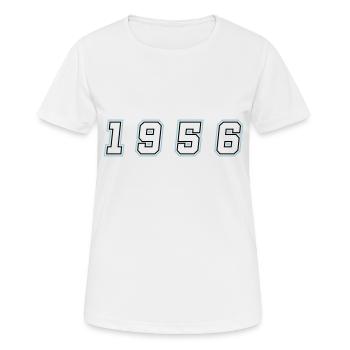 1956 Year Number - Women's Breathable T-Shirt - white - Front - AI Model Female 172 dark (172cm)