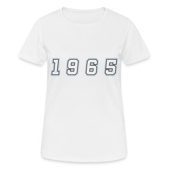 1965 Year Number - Women's Breathable T-Shirt - white - Front - AI Model Female 172 dark (172cm)