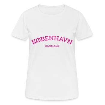 Copenhagen - Denmark - Dänemark - Kobenhavn - Women's Breathable T-Shirt - white - Front - AI Model Female 172 dark (172cm)