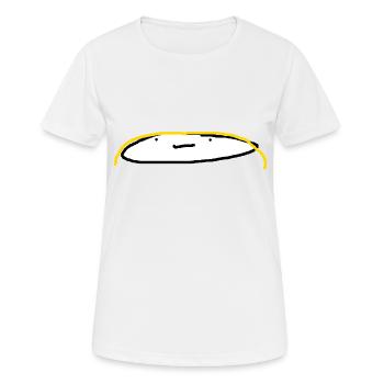 Gessika verwirrt 2 2023 - Frauen T-Shirt atmungsaktiv - Weiß - Vorne - AI Model Female 172 dark (172cm)