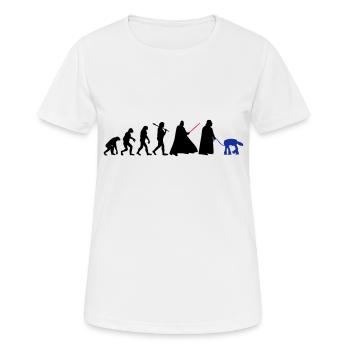EVOLUTION DARK VADOR - T-shirt respirant Femme - blanc - Devant - AI Model Female 172 dark (172cm)