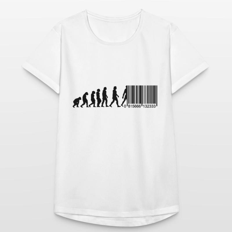 Barcode Evolution Frauen T-Shirt atmungsaktiv