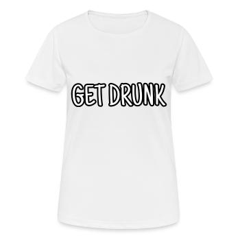 Enivrer - T-shirt respirant Femme - blanc - Devant - AI Model Female 172 dark (172cm)